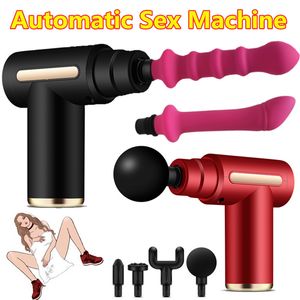 Machine automatique sexy, adaptateur de pistolet de Massage fascial, orgasme féminin, vibrateur, gode, pénis, Masturbation, jouets pour adultes