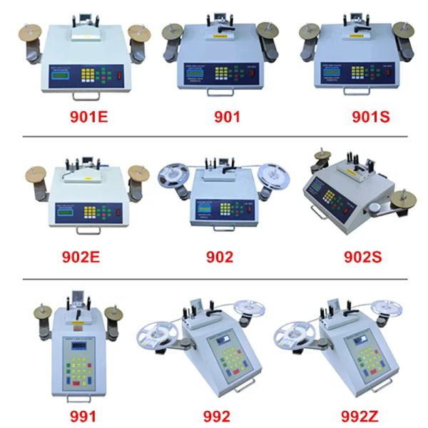 Piezas SMD automáticas, contador de componentes, resistencia, Chip IC, condensador de inductancia, máquina electrónica de conteo de velocidad ajustable, 50W