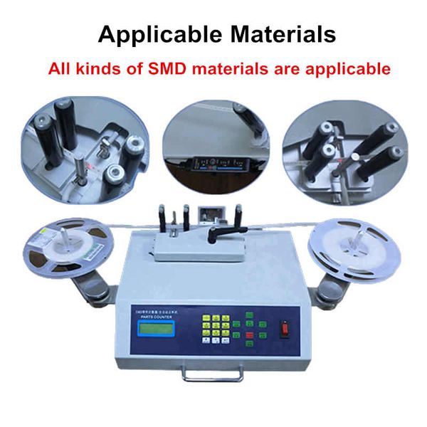 Compteur automatique de composants de pièces SMD Machine de comptage SMD vitesse réglable Nema23 moteurs pas à pas résistance IC puce Inductance
