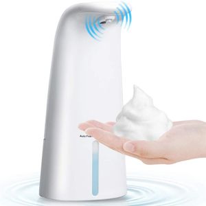 Dispensador automático de jabón, actualización de espuma automática eléctrica, Sensor de movimiento infrarrojo sin contacto, Base impermeable para baño 324Z