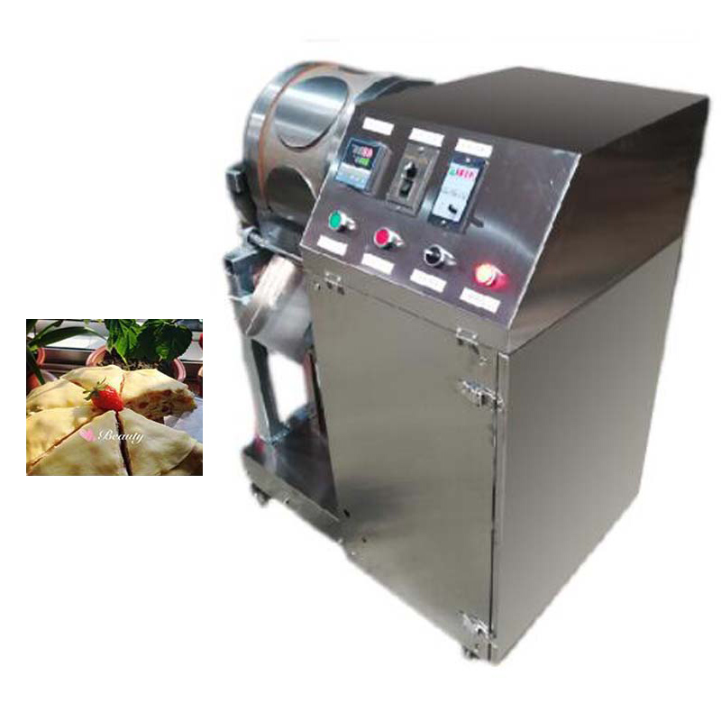 Automatische loempia wrapper making machine geroosterde eend cake dunne pannenkoek presser machine voor restaurant