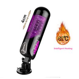 Masturbateur masculin à Piston chauffant Intelligent à forte poussée automatique fille intelligente jouets télescopiques à Rotation de gémissements sexy pour hommes