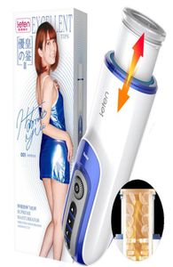 Chauffage télescopique automatique masturbateur masculin interaction vocale intelligente Machine de sexe poche chatte jouets sexuels adultes pour hommes Y191011045513