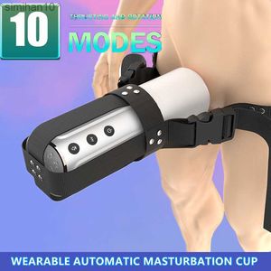 Automatique Telesic Male Masturbators Fellation Machine Pocket Pussy 3D Réaliste Vaginal Adult Sex Toys pour Hommes Masturbate Cup L230518