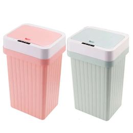 Sensor de basura automático Smart Can 12L Cubo de basura ABS Sin contacto Cubo de basura 1