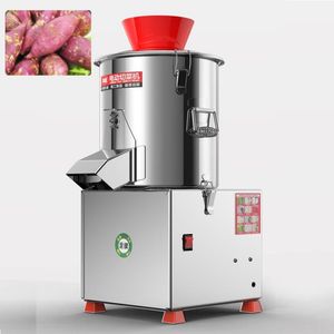 Automatische groentewortelversnipperaar Snijmachine Commerciële elektrische snijder Aardappelblokjesversnippermachine Groenteprocessor