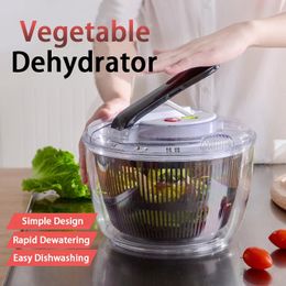 Déshydrateur automatique de légumes, séchage des aliments et des fruits, panier de vidange, passoire, outils de cuisine domestique, grande capacité 5L, 240104