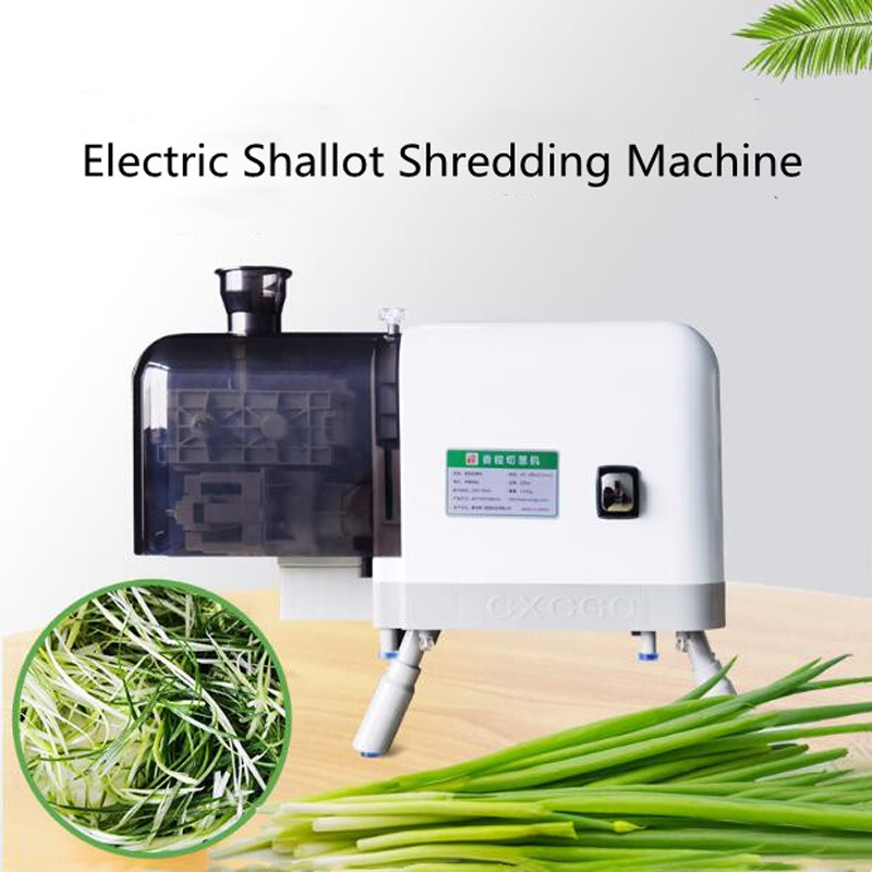 Otomatik Sebze Parçalama Makinesi Paslanmaz Çelik Bıçak Ticari Yeşil Soğan Parçalı