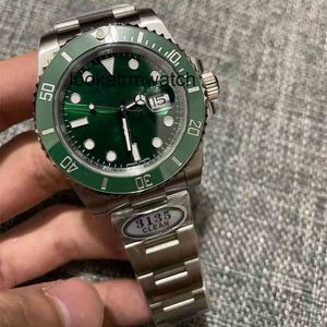Automatisch horloge RLX Datumhorloge Man Luxe horloges Modeontwerper Horloges Merk Wijnemmer Groen Water Sky Machinery
