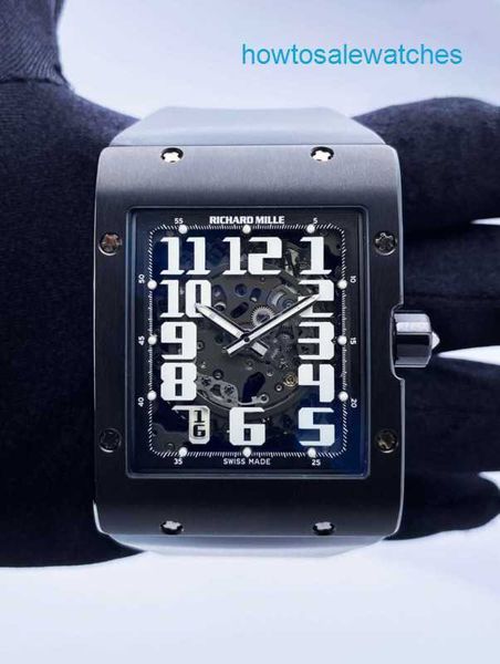 Reloj Automático RM Reloj de Marca Reloj RM016 Extra Plano RM016 AL TI Titanio Caja de Reloj para Hombre Papel