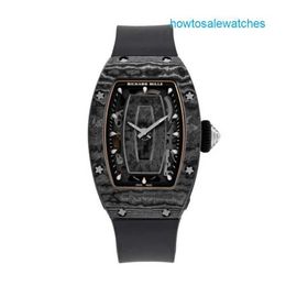 Montre automatique RM montre de marque RM07-01 montres automatiques montres-bracelets fabriquées en suisse Ms fibre de carbone TPT RM07-01
