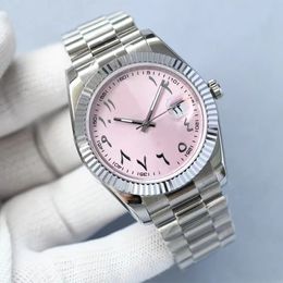 Montres automatiques montre femme de haute qualité rose d'eau 36/41MM cadran chiffre arabe 904L tout en acier inoxydable montre de créateur de mode 8215 mouvement saphir étanche