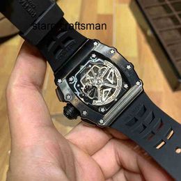 Montres automatiques Mécanique pour hommes montre RM Wristwatch Mill Business Leisure RM11 03 Machine automatique multifonctionnelle Black Steel Tape Millr Watch