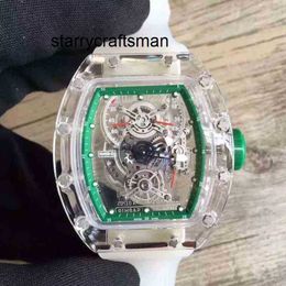 Automatische horloges RM Polship Mill Business Leisure RM56-01 Volledig automatisch mechanisch millr horloge transparante kas trend tape herenontwerper waterdichte QGB8