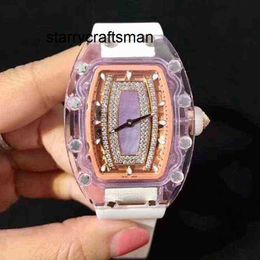 Automatische horloges RM Polship Mill High Grade Business Leisure RM07-0 Volledig automatisch mechanisch Millr Watch Crystal Case Tape Lady Watches 9pcz