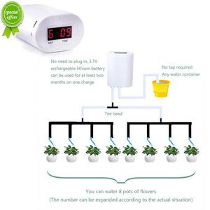 Contrôleur de pompe d'arrosage automatique avec système de minuterie fleurs plantes maison arroseur dispositif d'irrigation goutte à goutte pompe outil de jardin