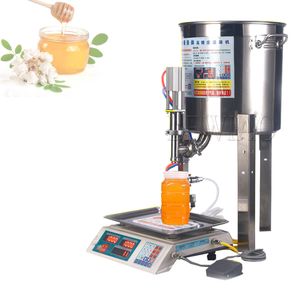 Automatisch wegen en kwantitatieve commerciële schaal Honing Tahini Pasta Viskeuze vloeistof vulmachine