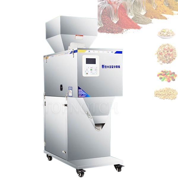 Machine de conditionnement de remplissage de poudre de particules alimentaires, pesage automatique, division quantitative, matériel d'emballage à vis
