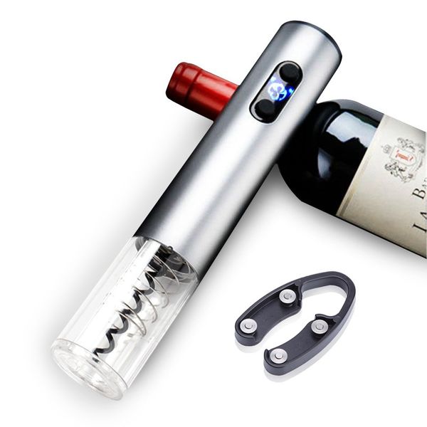 Ouvre-bouteille de vin automatique Set Multi Couleur Ouvre-vin électrique Alliage d'aluminium Tire-bouchon automatique Outils de cuisine pour cadeau HHA812