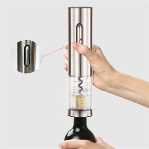 Abridor de vinos automáticos para vinos tintas cortador de láminas eléctricas de vino tinto abrelatas de tarro accesorios de cocina accesorios para gadgets abrelatas de botella 210817