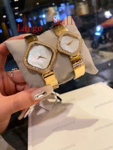dameshorloge ontwerper hoge kwaliteit mode zakelijke roestvrijstalen band diamant quartz sporthorloge waterdicht luxe horloge met doos