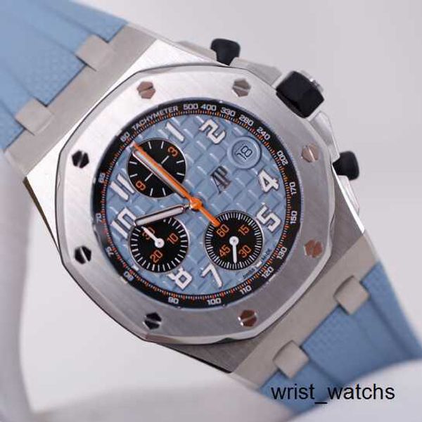 Reloj de pulsera automático Reloj funcional Reloj de pulsera AP Royal Oak Offshore 26238ST Reloj para hombre con disco azul Reloj mecánico automático suizo Deportes de lujo Ocio Fashio