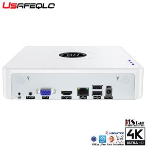 Automatización H.265+ Mini CCTV NVR 16/8/9/32CH Full HD 8MP 4K/5M/4M/3M/1080P Detección de cara de grabadora P2P para la cámara IP Sistema de seguridad