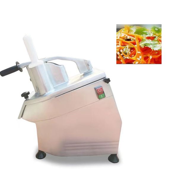 Máquina automática de corte de verduras para proveedores de trituración, máquina de verduras en cubos, tiras cortadas y tiras