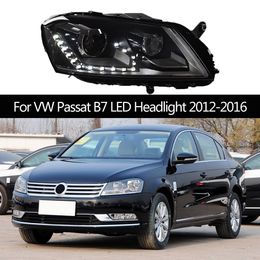 Assemblage de phares de voiture Automobile LED feux diurnes pour VW Passat B7 phare LED accessoires d'éclairage de tête de lampe avant