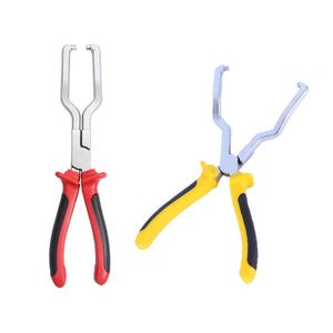 Auto brandstof lijn clip pijp tang loskoppelen hand verwijdering tool sets auto slang klem hoekige clip-tang tube bundel installeren reparatietools