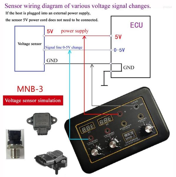 Testeur de capteur de Signal automobile boîte analogique vilebrequin ordinateur Maintenance simulateur compteur