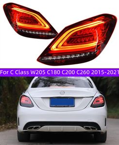 AUTOMOBILE TAULLights Assembly voor C-Klasse W205 C180 C200 C260 C6 2015-2021 LED Achterlamp Car Light DRL Auto onderdelen achterlichten