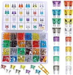 Auto-autozekeringenset - 272-delige Auto Blade Fuse Assortiment Set Standaard Mini