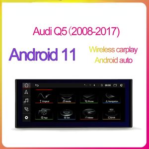 Autoradio lecteur Android stéréo voiture Dvd multimédia sans fil Carplay GSP Wifi Bluetooth USB 4G pour Audi Q5 MMI 2G 3G HLAA001