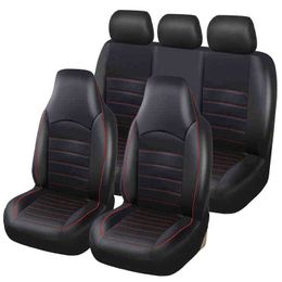 Autoyouth voorste autostoeltjes bedekt modestijl High Back Embet Car Seat Cover Auto Interior Car Seat Protector 2PCS voor Toyota H220428