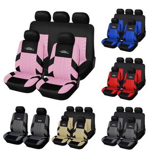 AUTOYOUTH – ensemble complet de housses de siège de voiture, en tissu Polyester universel, housses de protection automatique, protection de siège de voiture, rose, pour femmes et filles, 9565858