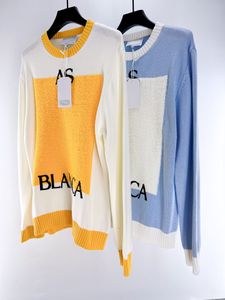 Herfst en winter merk designer trui mode print ontwerp Amerikaanse maat trui luxe hoge kwaliteit heren trui