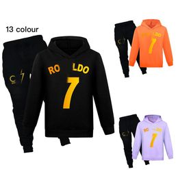 Jersey para niños de otoño e invierno, Sudadera con capucha de lana, traje para niños, traje informal con capucha de color sólido para niños