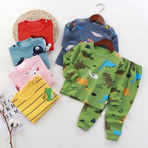 Herfst en winter kinderen ondergoed set katoen jongen baby herfst kleding lange broek G1023