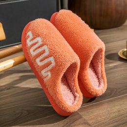 Herfst en winter katoenen slippers non slip home slippers indoor houten vloer zachte bodem stille slippers liefhebbers warme katoen 35881445