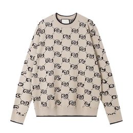 Herfst en winter Craft Jacquard Letter Logo Mode Trui met lange mouwen Unisex Capuchon Student Casual Fleece Top Unisex Kapmantel 1Y75