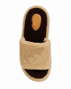 Herfst en winter hoge kwaliteit dikke zolen damesslippers! Mode lamswol warme, zachte en comfortabele sandalen muffin bodem familie strand luxe 35-42