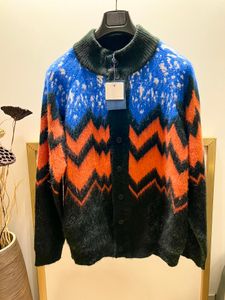 Herfst en winter high-end herentrui prachtige contrasterende stiksels ontwerp Amerikaanse maat gebreid vest van hoge kwaliteit luxe merk top designer trui