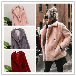 Manteau de fourrure ample épais coréen pour femme, mi-long et fin, automne et hiver, prix spécial