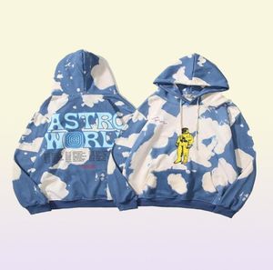 Automne et hiver Hoodies New Travis Fashion Street Tide Astro World Astronaute Tiedyed Loose Pullsor for Men and Women2025635423312