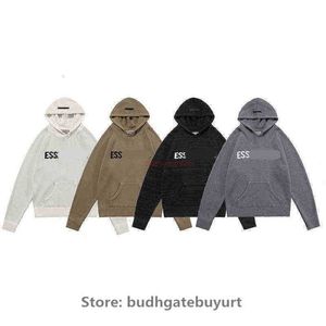 Automne et hiver Sweat à capuche pour hommes et femmes Fog Ess Pull alphabet tricoté à la main de haute qualité Populaire Chaud Extérieur Décontracté Lâche Neutre