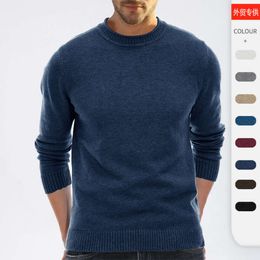 Automne et hiver pull à manches longues pour hommes à manches longues pour hommes épaissis de tricots épaissis pour le cou haut