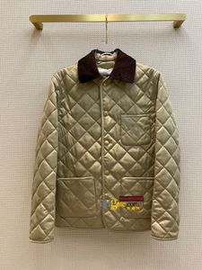 Automne et hiver nouveau designer rétro design veste courte en coton mode loisirs tendance