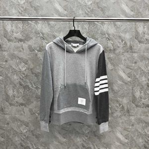 Pull à capuche gris à manches longues pour hommes et femmes, nouvelle collection automne et hiver