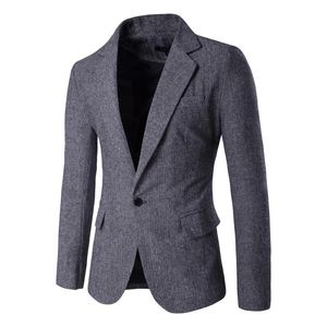 Automne et hiver nouvelle Version coréenne hommes décontracté édition courte costume manteau mode hommes costume ajusté